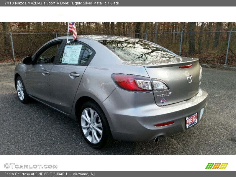 Liquid Silver Metallic / Black 2010 Mazda MAZDA3 s Sport 4 Door
