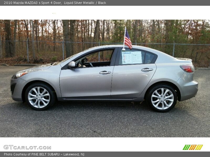 Liquid Silver Metallic / Black 2010 Mazda MAZDA3 s Sport 4 Door