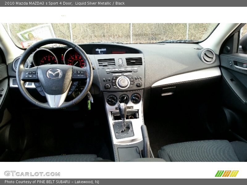 Liquid Silver Metallic / Black 2010 Mazda MAZDA3 s Sport 4 Door