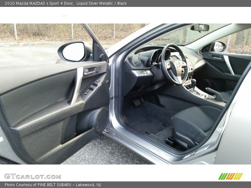 Liquid Silver Metallic / Black 2010 Mazda MAZDA3 s Sport 4 Door