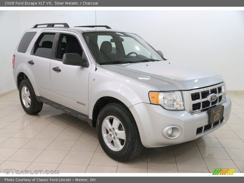 Silver Metallic / Charcoal 2008 Ford Escape XLT V6