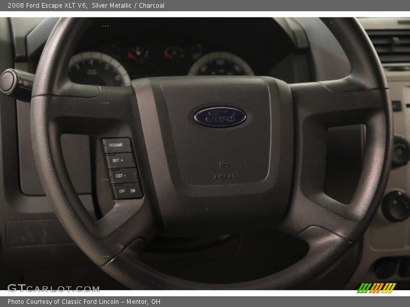 Silver Metallic / Charcoal 2008 Ford Escape XLT V6