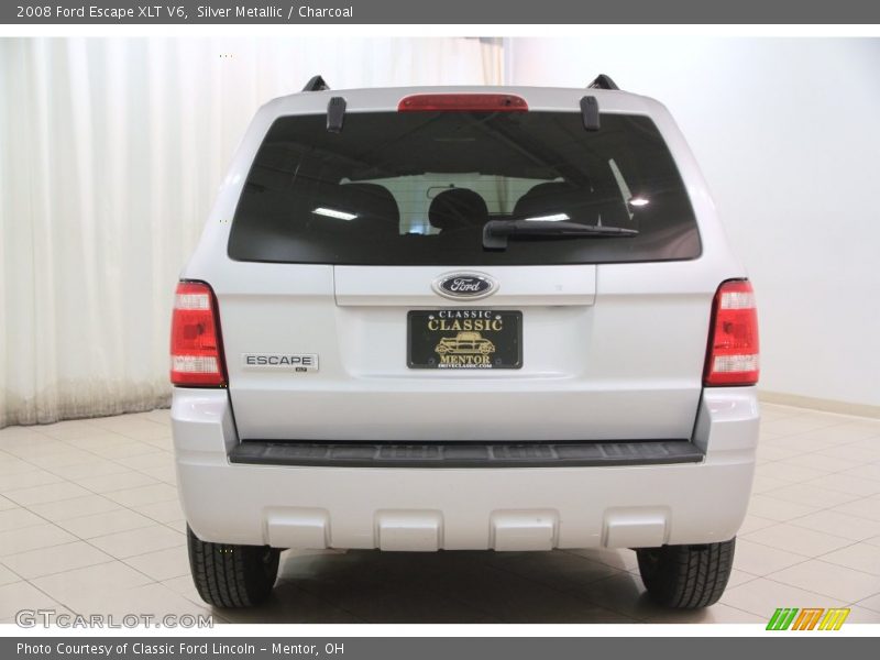 Silver Metallic / Charcoal 2008 Ford Escape XLT V6