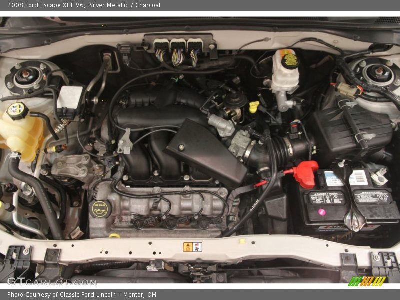 Silver Metallic / Charcoal 2008 Ford Escape XLT V6