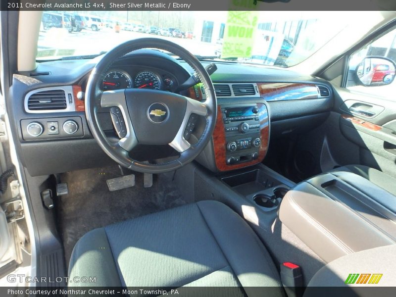 Sheer Silver Metallic / Ebony 2011 Chevrolet Avalanche LS 4x4