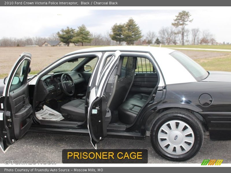 Black / Charcoal Black 2010 Ford Crown Victoria Police Interceptor