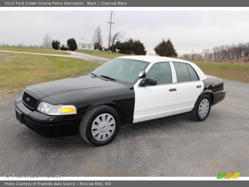 Black / Charcoal Black 2010 Ford Crown Victoria Police Interceptor