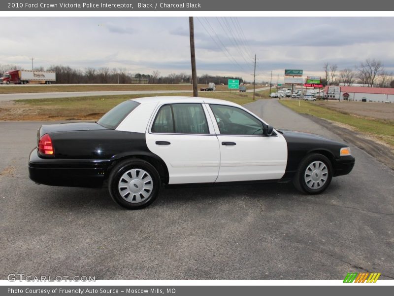 Black / Charcoal Black 2010 Ford Crown Victoria Police Interceptor