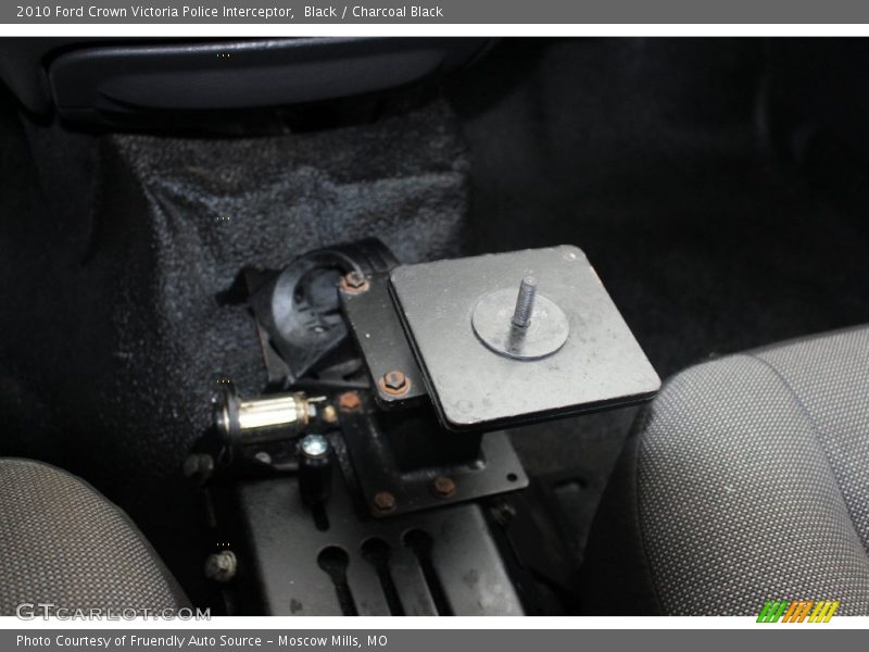 Black / Charcoal Black 2010 Ford Crown Victoria Police Interceptor