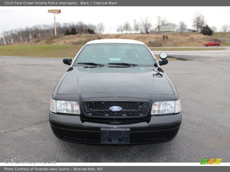 Black / Charcoal Black 2010 Ford Crown Victoria Police Interceptor