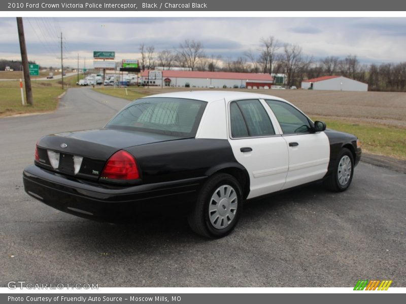 Black / Charcoal Black 2010 Ford Crown Victoria Police Interceptor