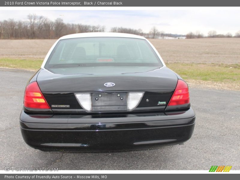 Black / Charcoal Black 2010 Ford Crown Victoria Police Interceptor
