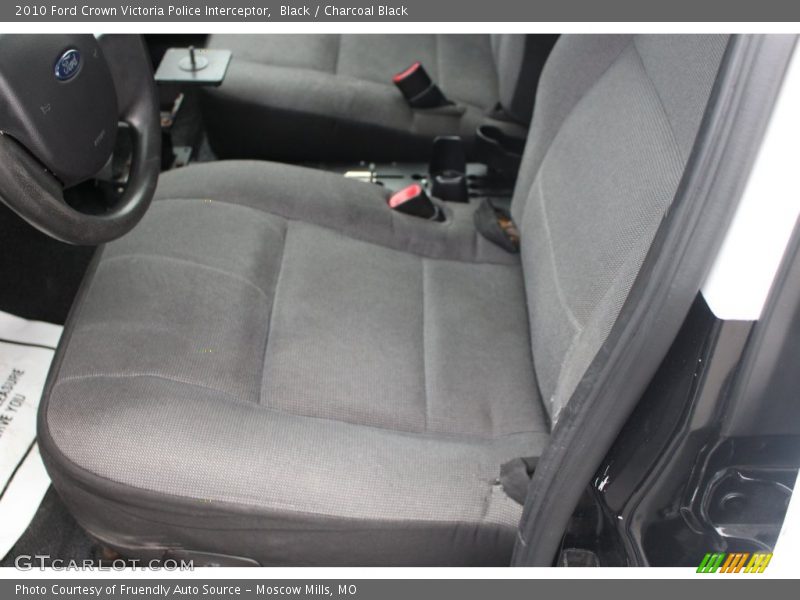 Black / Charcoal Black 2010 Ford Crown Victoria Police Interceptor