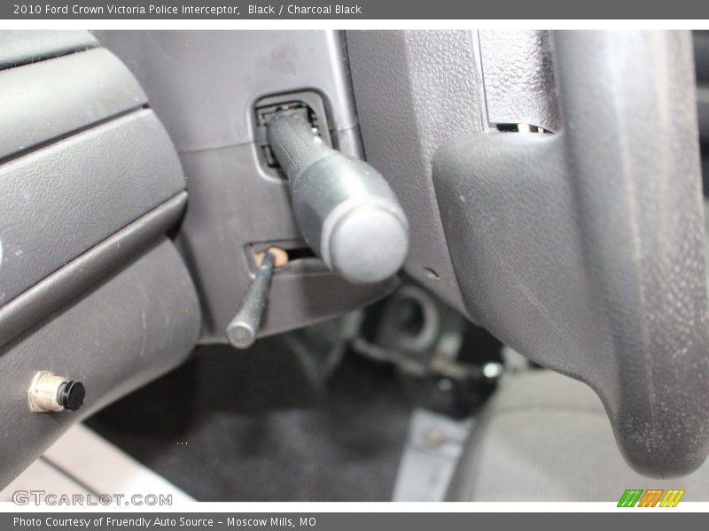 Black / Charcoal Black 2010 Ford Crown Victoria Police Interceptor