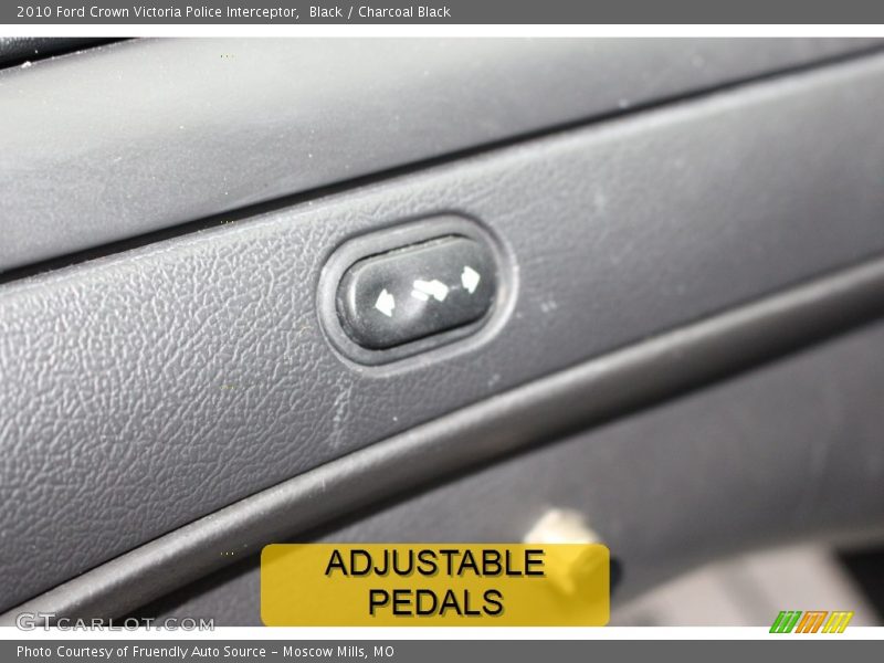 Black / Charcoal Black 2010 Ford Crown Victoria Police Interceptor