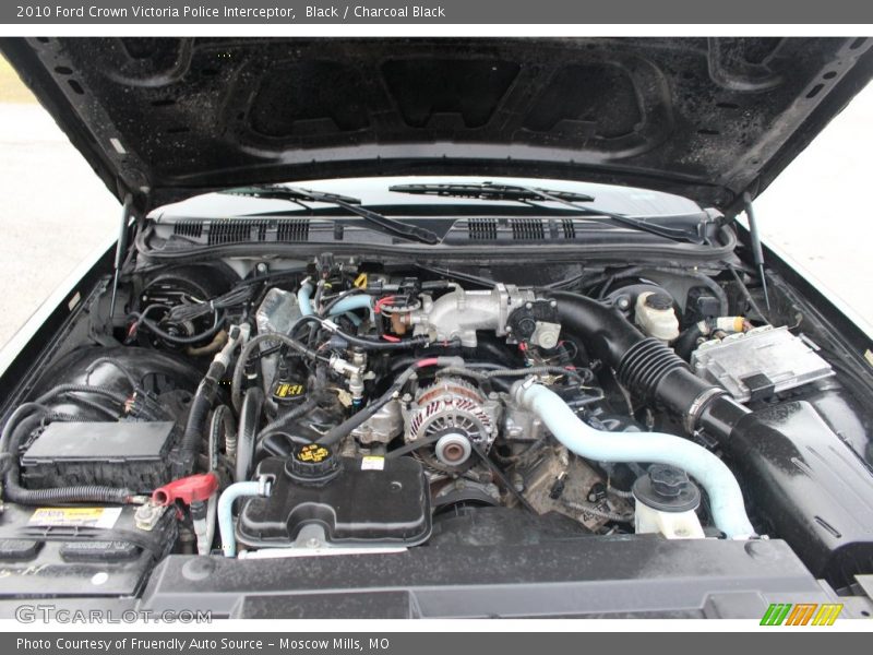 Black / Charcoal Black 2010 Ford Crown Victoria Police Interceptor