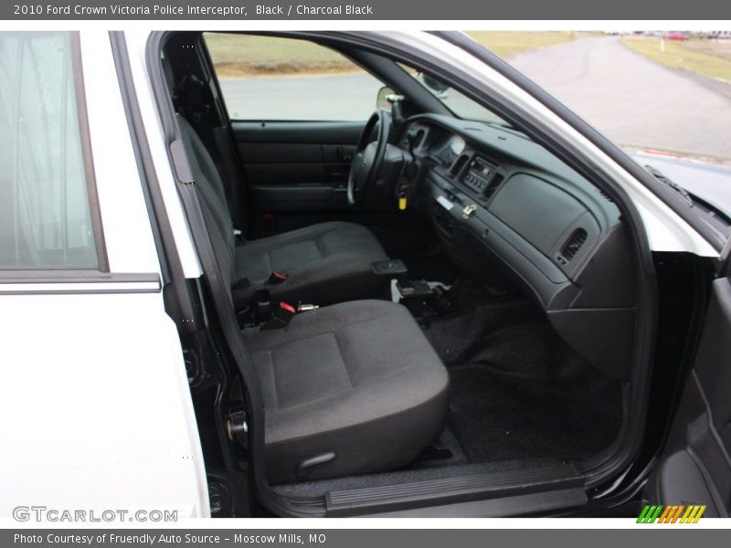 Black / Charcoal Black 2010 Ford Crown Victoria Police Interceptor
