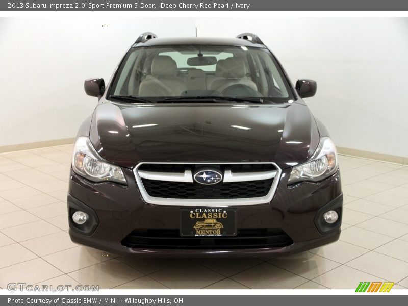 Deep Cherry Red Pearl / Ivory 2013 Subaru Impreza 2.0i Sport Premium 5 Door