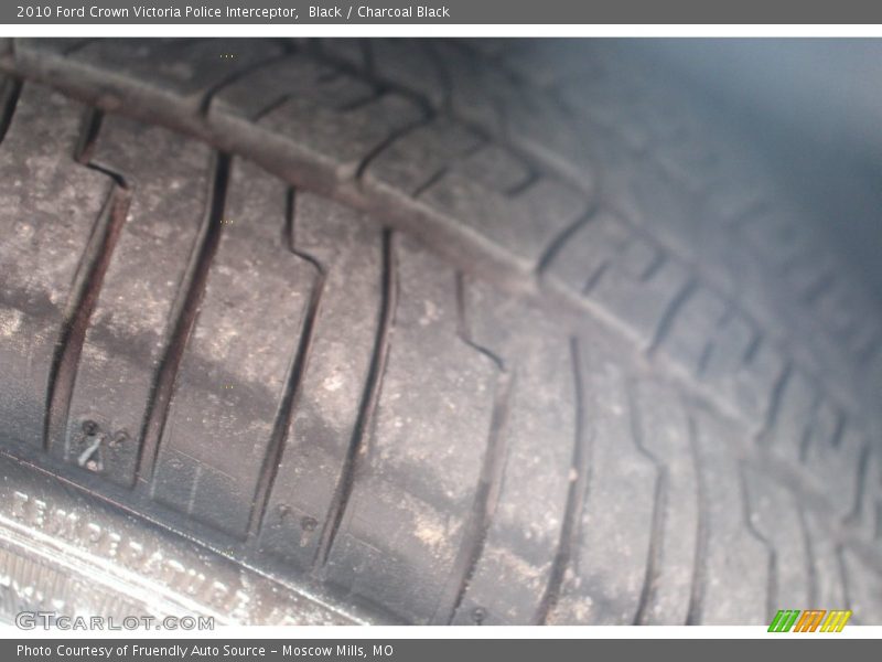 Black / Charcoal Black 2010 Ford Crown Victoria Police Interceptor