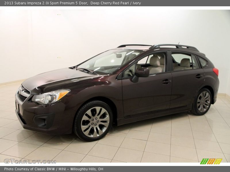 Deep Cherry Red Pearl / Ivory 2013 Subaru Impreza 2.0i Sport Premium 5 Door