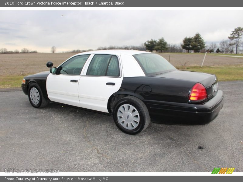 Black / Charcoal Black 2010 Ford Crown Victoria Police Interceptor