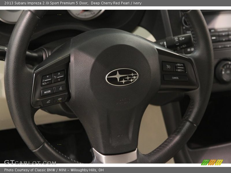 Deep Cherry Red Pearl / Ivory 2013 Subaru Impreza 2.0i Sport Premium 5 Door