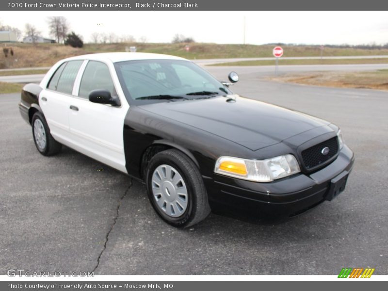 Black / Charcoal Black 2010 Ford Crown Victoria Police Interceptor
