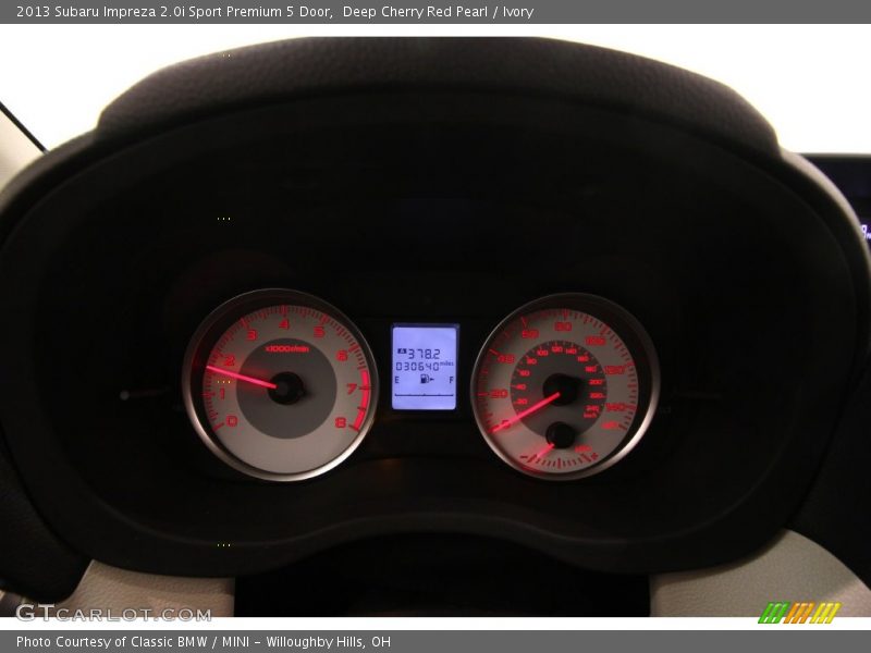 Deep Cherry Red Pearl / Ivory 2013 Subaru Impreza 2.0i Sport Premium 5 Door
