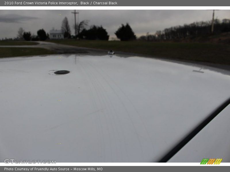 Black / Charcoal Black 2010 Ford Crown Victoria Police Interceptor