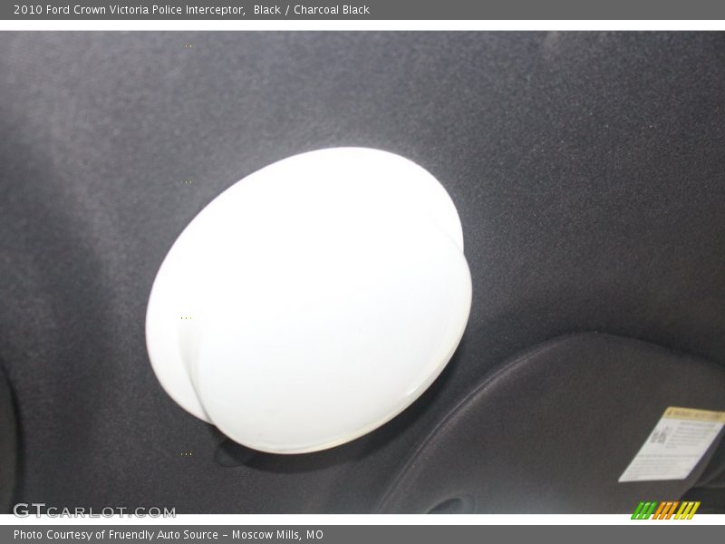 Black / Charcoal Black 2010 Ford Crown Victoria Police Interceptor