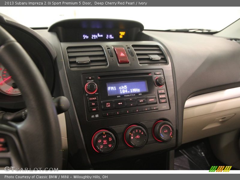 Deep Cherry Red Pearl / Ivory 2013 Subaru Impreza 2.0i Sport Premium 5 Door