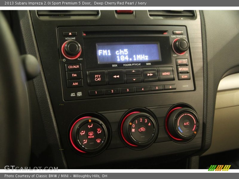 Deep Cherry Red Pearl / Ivory 2013 Subaru Impreza 2.0i Sport Premium 5 Door