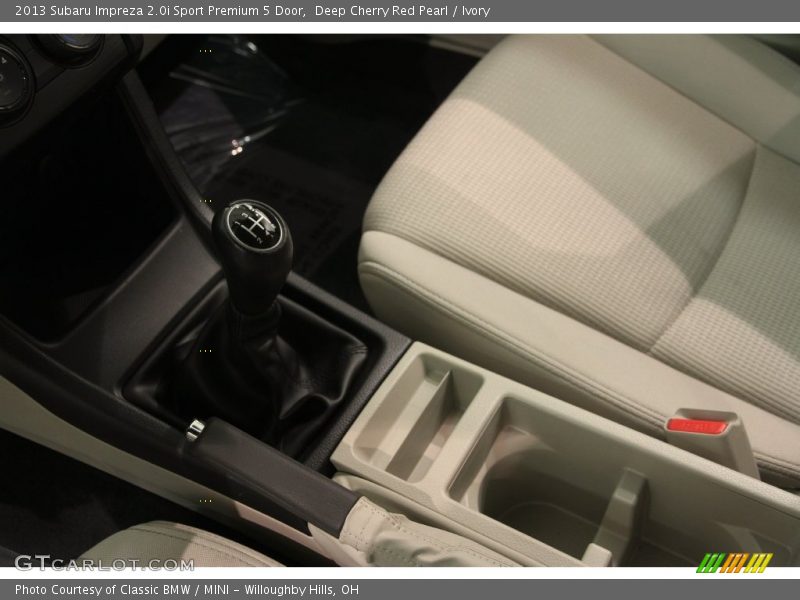 Deep Cherry Red Pearl / Ivory 2013 Subaru Impreza 2.0i Sport Premium 5 Door