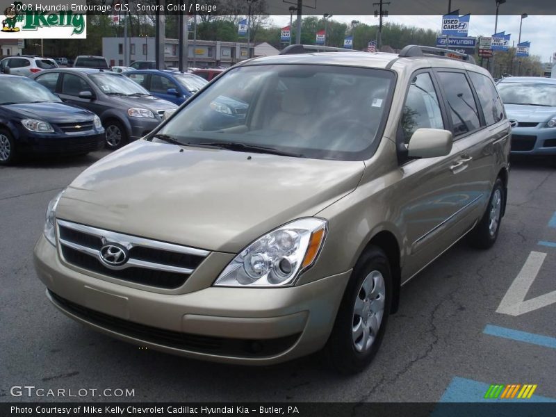 Sonora Gold / Beige 2008 Hyundai Entourage GLS