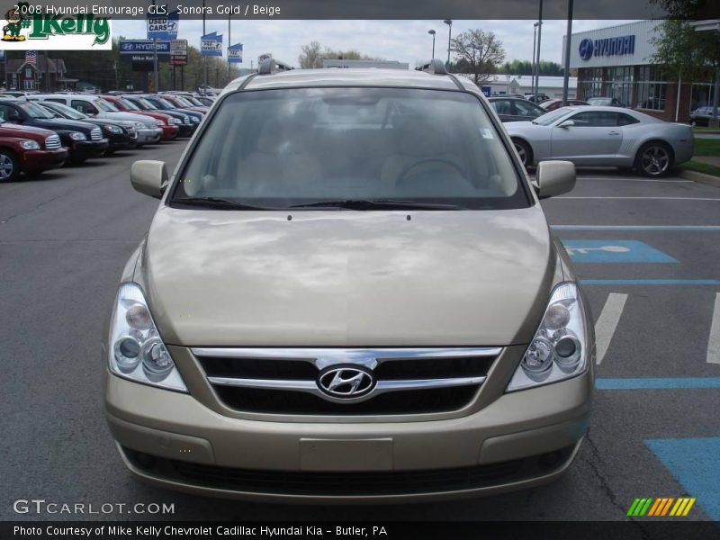 Sonora Gold / Beige 2008 Hyundai Entourage GLS