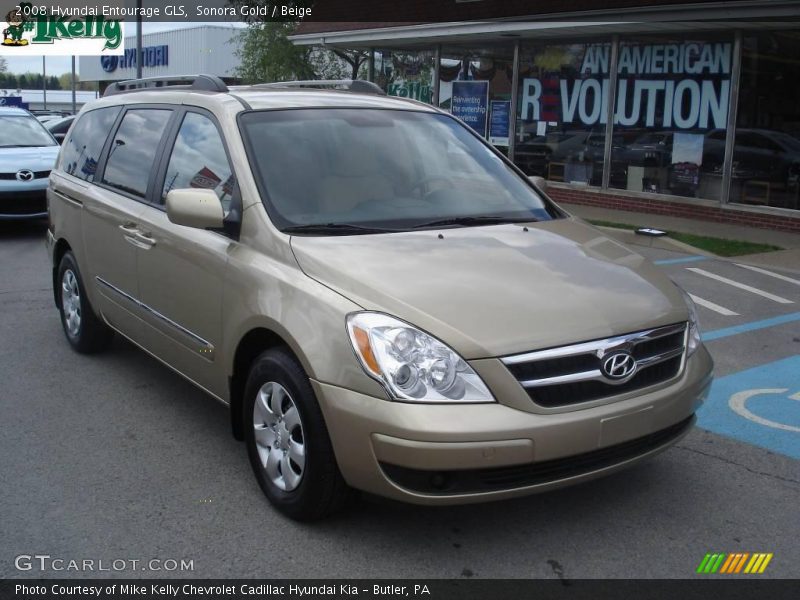 Sonora Gold / Beige 2008 Hyundai Entourage GLS