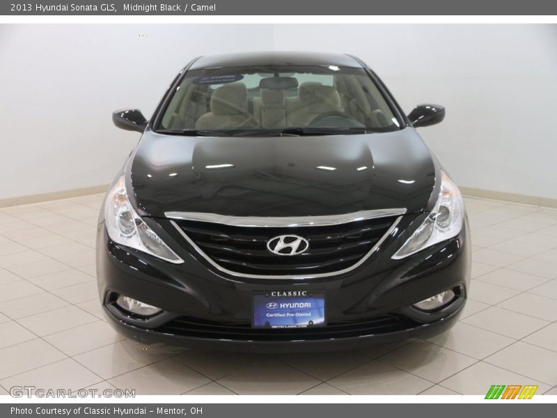 Midnight Black / Camel 2013 Hyundai Sonata GLS