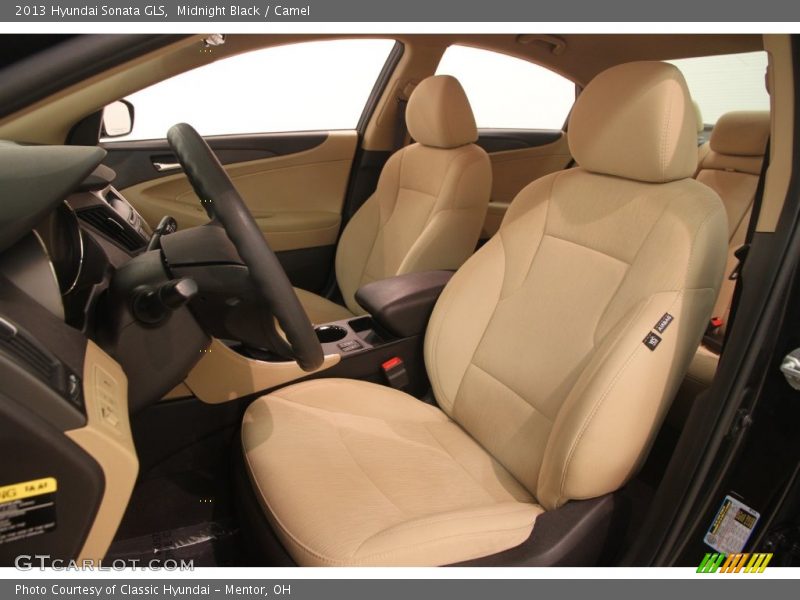 Midnight Black / Camel 2013 Hyundai Sonata GLS