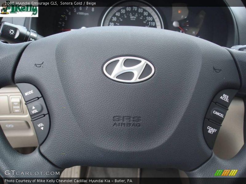 Sonora Gold / Beige 2008 Hyundai Entourage GLS