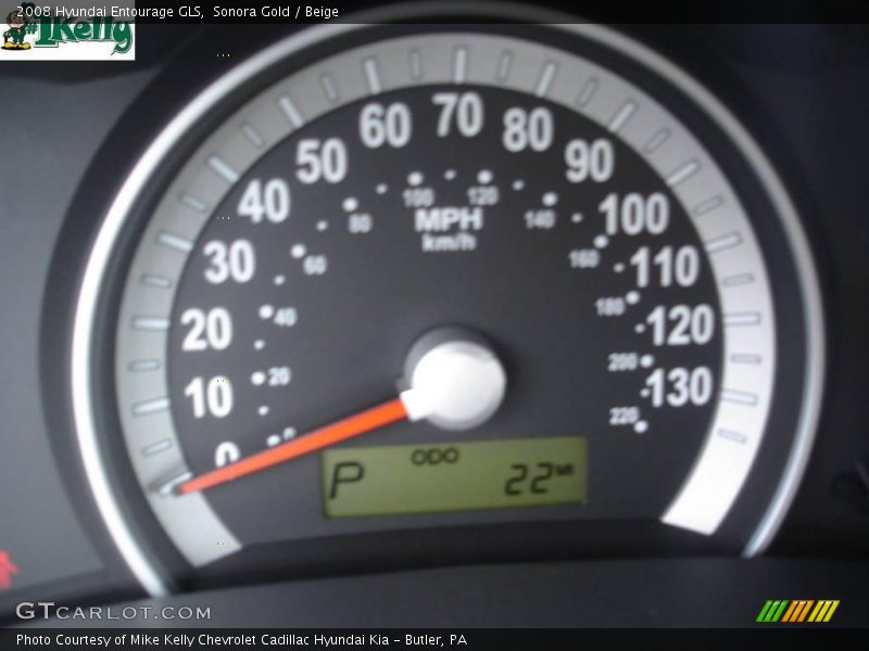 Sonora Gold / Beige 2008 Hyundai Entourage GLS