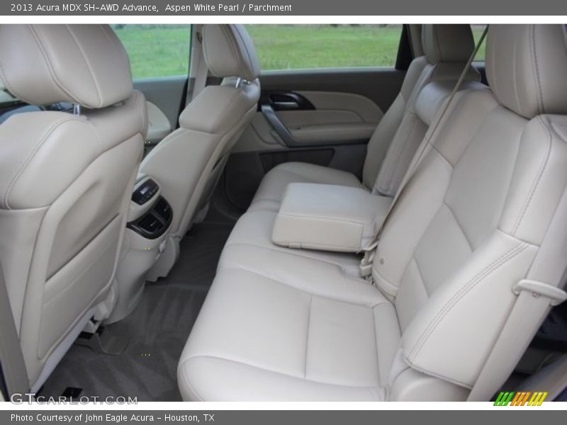 Aspen White Pearl / Parchment 2013 Acura MDX SH-AWD Advance
