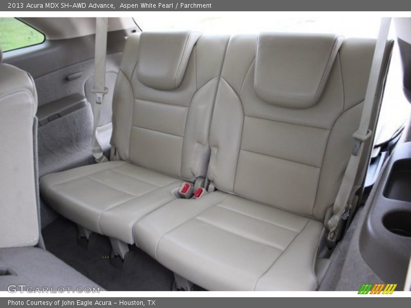 Aspen White Pearl / Parchment 2013 Acura MDX SH-AWD Advance