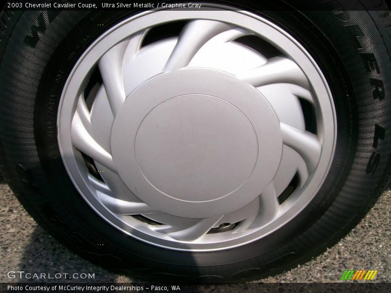 Ultra Silver Metallic / Graphite Gray 2003 Chevrolet Cavalier Coupe