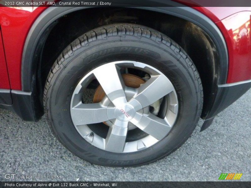 Crystal Red Tintcoat / Ebony 2012 GMC Acadia SLT AWD