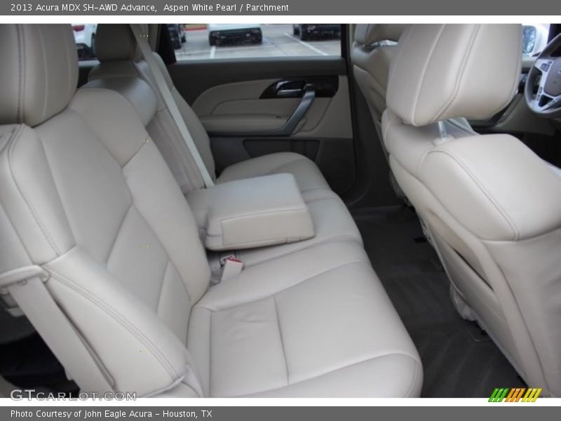 Aspen White Pearl / Parchment 2013 Acura MDX SH-AWD Advance
