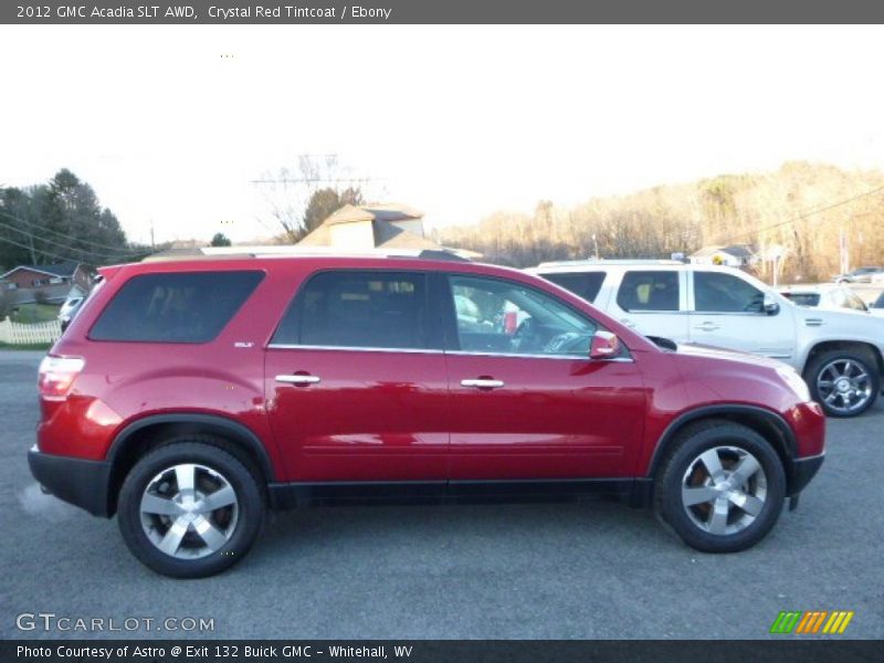 Crystal Red Tintcoat / Ebony 2012 GMC Acadia SLT AWD