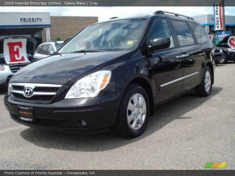 Galaxy Black / Gray 2008 Hyundai Entourage Limited