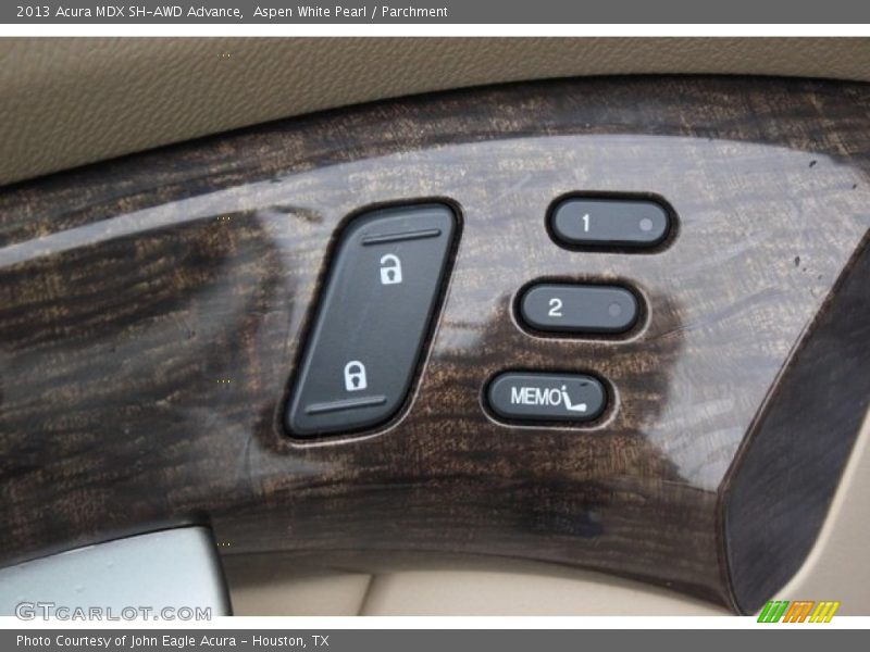 Aspen White Pearl / Parchment 2013 Acura MDX SH-AWD Advance