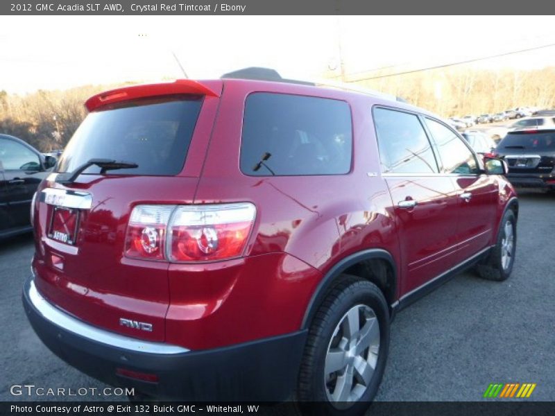 Crystal Red Tintcoat / Ebony 2012 GMC Acadia SLT AWD