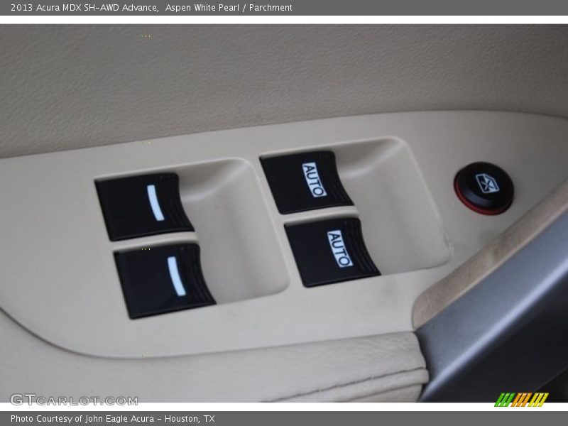 Aspen White Pearl / Parchment 2013 Acura MDX SH-AWD Advance